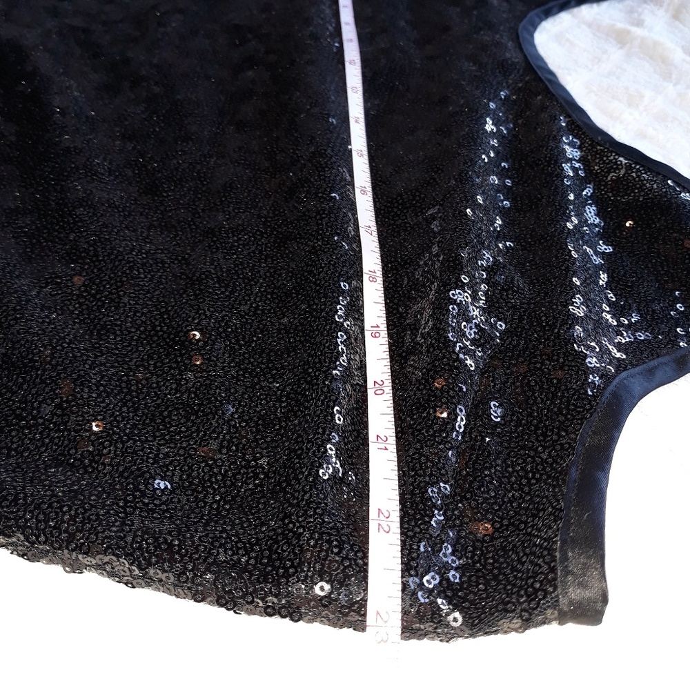 Eva mendes black Jump suits with sequins size XL - Picture 4 of 8